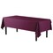 Exquisite 6-Pack Premium Plastic Tablecloth 54in. x 108in. Rectangle Plastic Table Cover